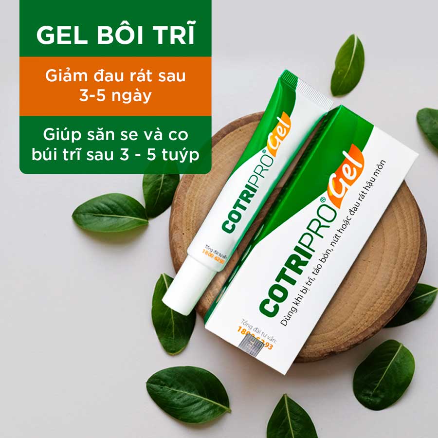 Ưu điểm của gel bôi trĩ CotriPro 1