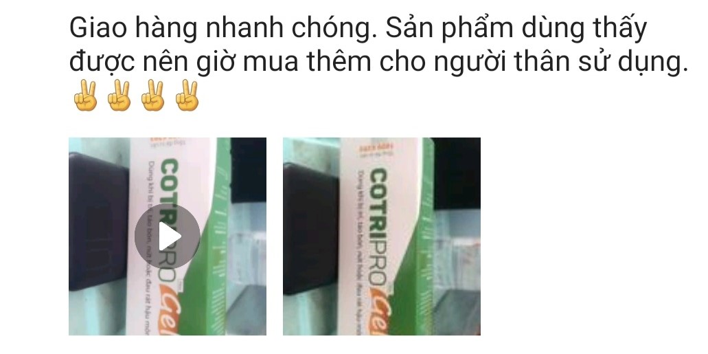 Đánh giá của khách hàng về CotriPro 1