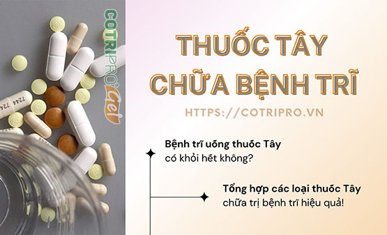 Bệnh trĩ uống thuốc có hết không? Thuốc tây trị bệnh trĩ