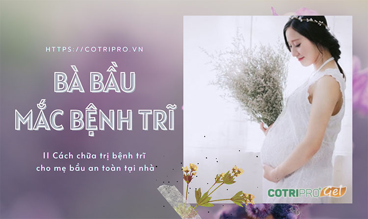 bà bầu bị sa búi trĩ phải làm sao