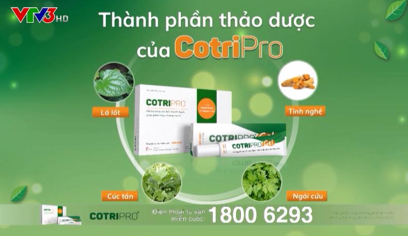 Các thảo dược được TS. Quỹ khuyên dùng cũng là những thành phần có trong CotriPro 1