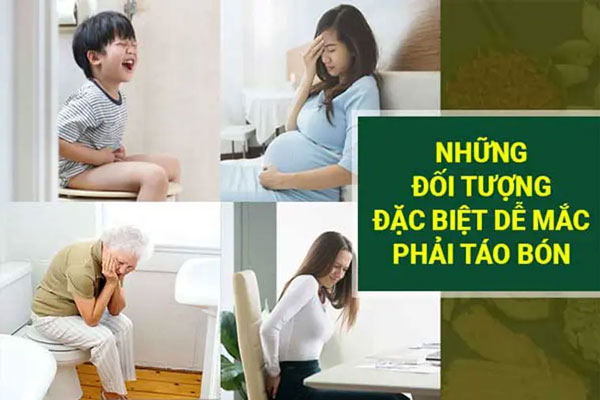 Những đối tượng dễ mắc chứng táo bón