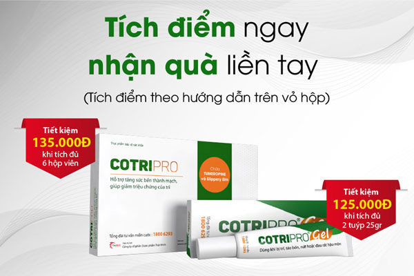 Cách tích điểm CotriPro: Đủ 6 điểm là Nhận quà