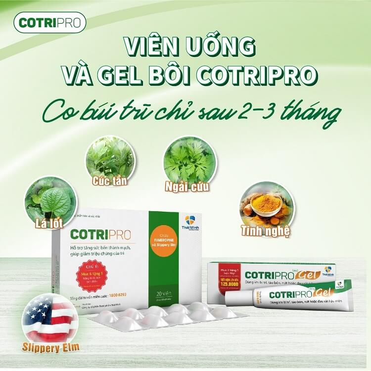 Thuốc trị bệnh trĩ của mỹ